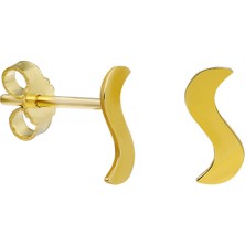 Glorria Altın S Küpe