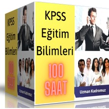 Enine Boyuna Eğitim 2025 KPSS Eğitim Bilimleri Görüntülü Eğitim Seti