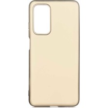 CoverZone Xiaomi Mi 10T Kılıf Premier Silikon Arka Kapak Kılıf Gold