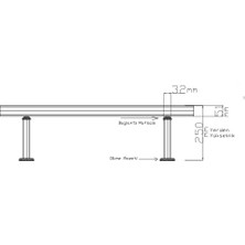 ALPA Paslanmaz Parapet Korkuluk(Krom)