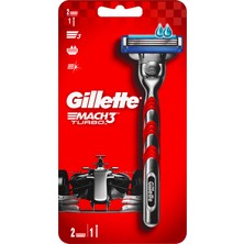 Gillette Mach3 Turbo Tıraş Makinesi + 1 Yedek Bıçak Özel Seri