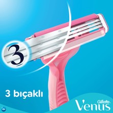 Gillette Simply Venus 3 Basic Tıraş Makinesi 4'lü