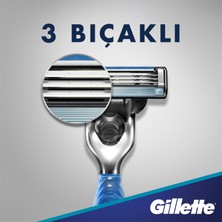 Gillette Mach 3 Start Aqua Grip Tıraş Bıçağı + Yedek Bıçak 2'li