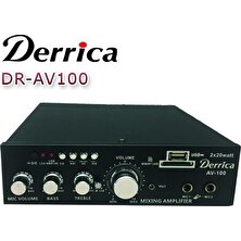 AV-100 2 x 20 Watt Stereo Amplifikatör