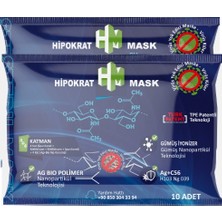 Hipokrat Mask 8 Katlı Cerrahi Maske 10 x 2 Paket