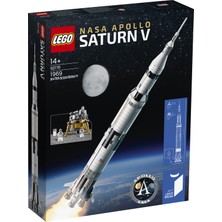 LEGO Creator LEGO Nasa Apollo Saturn V 92176 - Uzay Seven Yetişkinler için Koleksiyonluk Model Yapım Seti (1969 Parça)