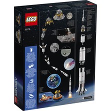 LEGO Creator LEGO Nasa Apollo Saturn V 92176 - Uzay Seven Yetişkinler için Koleksiyonluk Model Yapım Seti (1969 Parça)