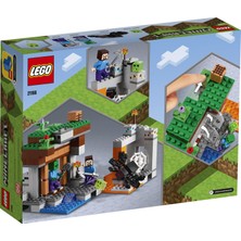 LEGO® Minecraft™ Terk Edilmiş Maden 21166 - 7 Yaş ve Üzeri Macera Oyunu Seven Çocuklar İçin Oyuncak Örümcek İçeren Yaratıcı Oyuncak Yapım Seti (248 Parça)