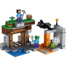 LEGO® Minecraft™ Terk Edilmiş Maden 21166 - 7 Yaş ve Üzeri Macera Oyunu Seven Çocuklar İçin Oyuncak Örümcek İçeren Yaratıcı Oyuncak Yapım Seti (248 Parça)