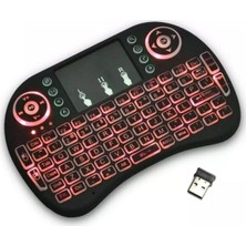 Piranha 2385 Kablosuz Renkli Işıklı Mini Touchpad Q Klavye