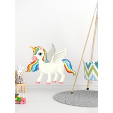 Msticker Sevimli Pony Duvar Sticker-Çocuk Bebek Odası Sticker