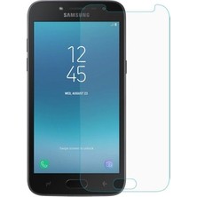 Caseart Samsung Galaxy J2 Pro 2018 Temperli Ekran Koruyucu Kırılmaz Cam Şeffaf