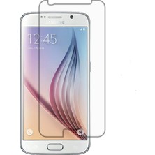 Caseart Samsung Galaxy S6 Temperli Ekran Koruyucu Kırılmaz Cam Şeffaf