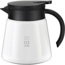 Hario V60 03 Yalıtımlı Paslanmaz Servis Sürahisi 750ml ( Beyaz )