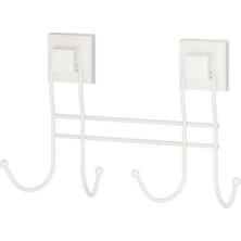 Tekno-tel Teknotel Delme Vida Matkap Yok! Easyfıx Yapıskanlı 4'lü Askılık Beyaz EF252