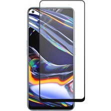 Tekno Grup Realme 7 Pro Tam Kaplayan 9h Fiber Nano Ekran Koruyucu Siyah