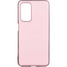 Tekno Grup Xiaomi Mi 10T Kılıf Mat Premium Silikon Kılıf + Tam Kaplayan 6d Nano Ekran Koruyucu Rose