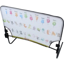 Agubugu Baby - Sayılar ve Harfler Öğretici Katlanabilir Yatak Bariyeri 90CM