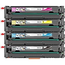Xplus  Hp Color Laserjet Pro Mfp CP1525N 4 Renk Renkli Toner Muadil Yazıcı Kartuş 4 Lü Ekonomik Paket  CE320A-CE323A