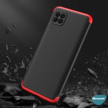 Microsonic Oppo Reno 4 Lite Kılıf Double Dip 360 Protective Mavi