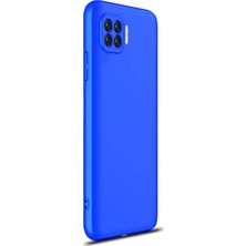 Microsonic Oppo Reno 4 Lite Kılıf Double Dip 360 Protective Mavi