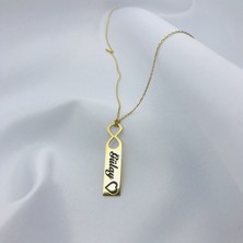 Gökdeniz 925 Sonsuz Aşk Levha Isim Kolye