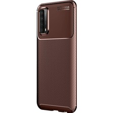 Microsonic Huawei P Smart 2021 Kılıf Legion Series Kahverengi