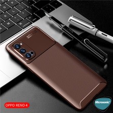 Microsonic Oppo Reno 4 Kılıf Legion Series Kahverengi