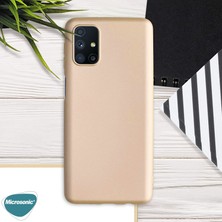 Microsonic Matte Silicone Samsung Galaxy M31s Kılıf Mor