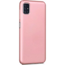 Microsonic Matte Silicone Samsung Galaxy M51 Kılıf Rose Gold