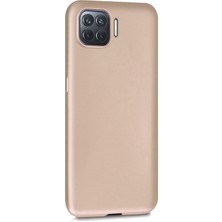 Microsonic Matte Silicone Oppo Reno 4 Lite Kılıf Gold