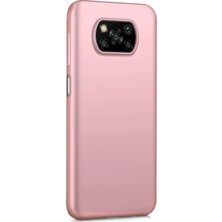 Microsonic Matte Silicone Xiaomi Poco X3 NFC Kılıf Rose Gold