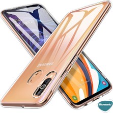 Microsonic Samsung Galaxy A60 Kılıf Transparent Soft Beyaz