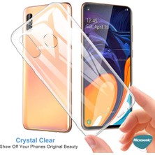 Microsonic Samsung Galaxy A60 Kılıf Transparent Soft Beyaz