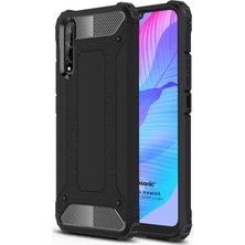 Microsonic Huawei Y8P Kılıf Rugged Armor Siyah