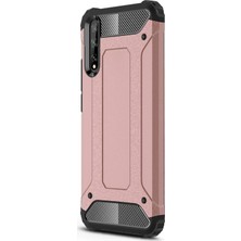 Microsonic Huawei Y8P Kılıf Rugged Armor Rose Gold