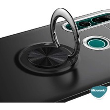 Microsonic Huawei Y9 Prime 2019 Kılıf Kickstand Ring Holder Lacivert