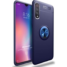 Microsonic Xiaomi Mi 9 SE Kılıf Kickstand Ring Holder Lacivert