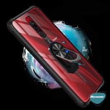 Microsonic Xiaomi Redmi 8A Kılıf Grande Clear Ring Holder Lacivert