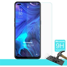 Microsonic Oppo Reno 4 Tempered Glass Cam Ekran Koruyucu