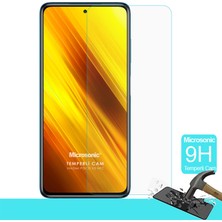 Microsonic Xiaomi Poco X3 NFC Tempered Glass Cam Ekran Koruyucu