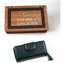 Hky  Ahşap Kutulu Isme Özel CÜZDAN86