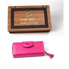 Hky  Ahşap Kutulu Isme Özel CÜZDAN86