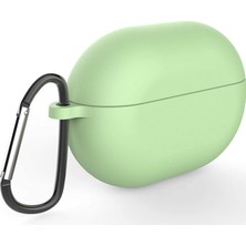 Microsonic Huawei Freebuds Pro Mat Silikon Kılıf Yeşil