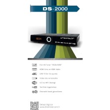 Dreamstar DS-3000G Full Hd Kasalı Uydu Hd Uydu Alıcısı