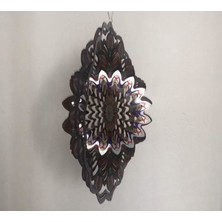 RüzgarGülü 30 cm Iç ve Dış Mekân Için Dekoratif, Işıldayan, Parlak Renkli Rüzgârgülü