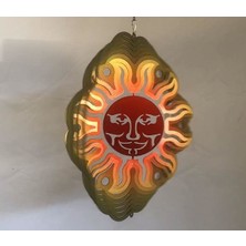 RüzgarGülü 30 cm Iç ve Dış Mekân Için Dekoratif, Işıldayan, Parlak Renkli Rüzgârgülü