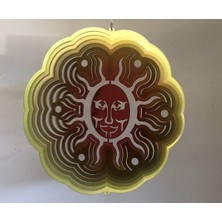 RüzgarGülü 30 cm Iç ve Dış Mekân Için Dekoratif, Işıldayan, Parlak Renkli Rüzgârgülü