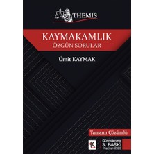 Themis Kaymakamlık Özgün Sorular Tamamı Çözümlü - Ümit Kaymak