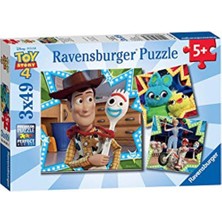 Ravensburger 3X49 Parça Puzzle Wd Toy Story4 80670